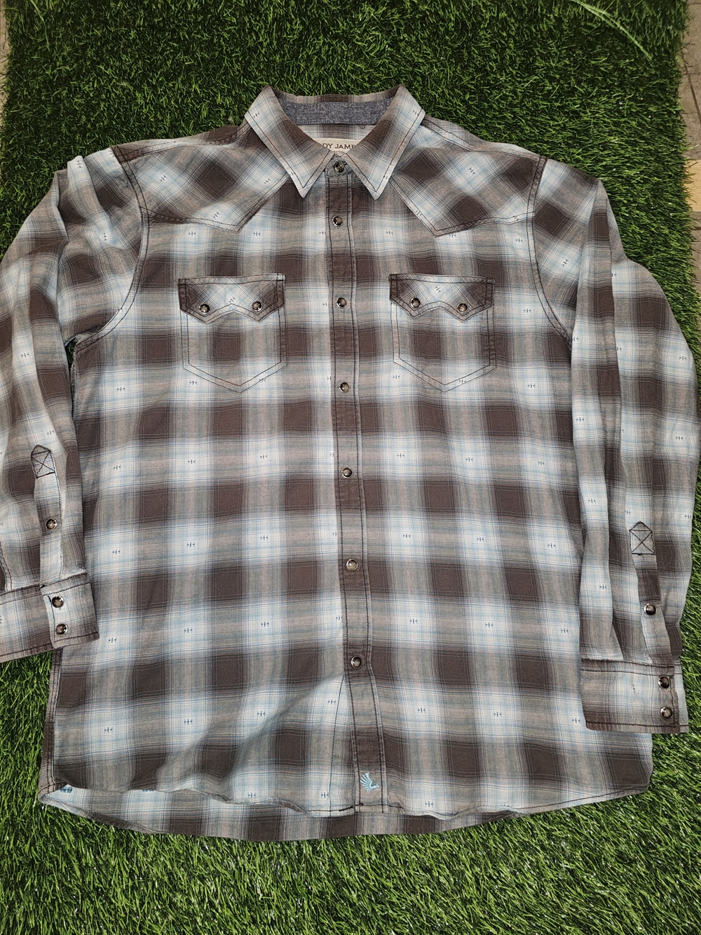Cody James Embroidered Long Sleeve Western Snap Shirt -